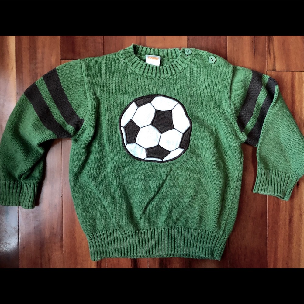 Gymboree 2T Knit Soccer Sweater
